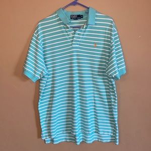 Polo by Ralph Lauren Striped Mesh Polo Shirt